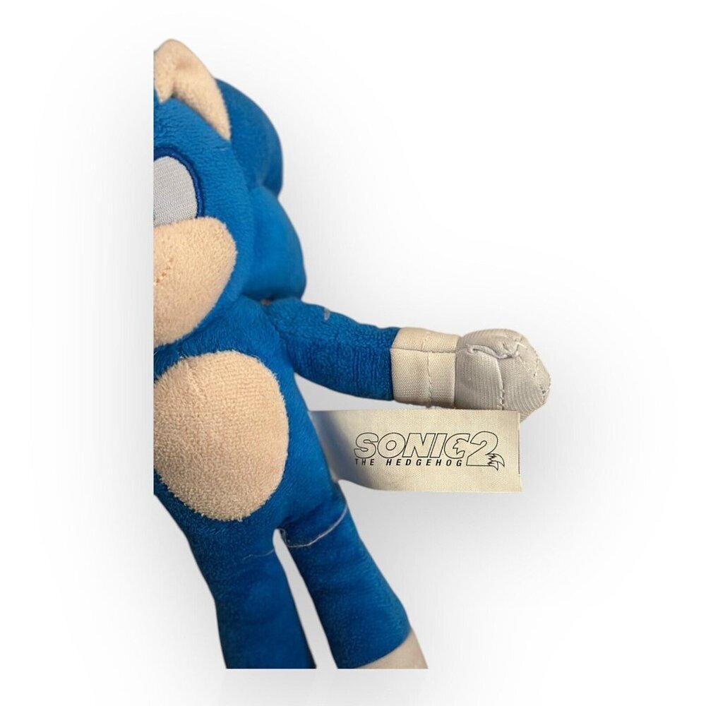 Sonic the Hedgehog 2 Movie Sonic 2022 Height 9 Inches Tall Basic Soft Plush Toy - Picture 5 of 12